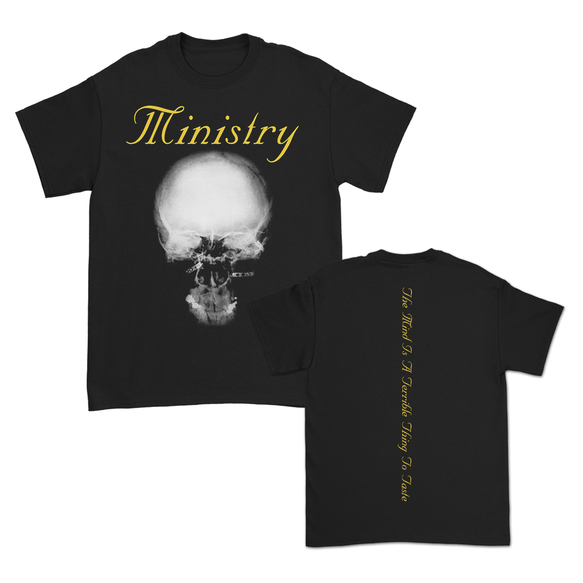 Ministry The Mind Is A Terrible Thing To Taste T-shirt (double
