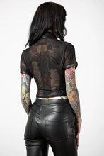 Load image into Gallery viewer, model showing back of shirt
