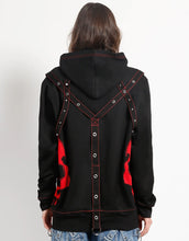 Load image into Gallery viewer, model showing back of hoodie