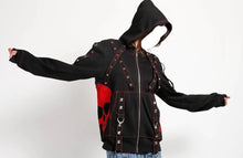 Load image into Gallery viewer, model showing front of hoodie