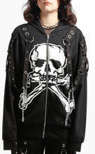 Load image into Gallery viewer, model showing front of hoodie