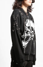 Load image into Gallery viewer, model showing side of hoodie