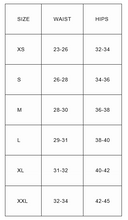 Load image into Gallery viewer, size chart