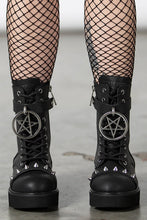 Load image into Gallery viewer, model showing front of boots
