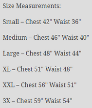 Load image into Gallery viewer, size chart