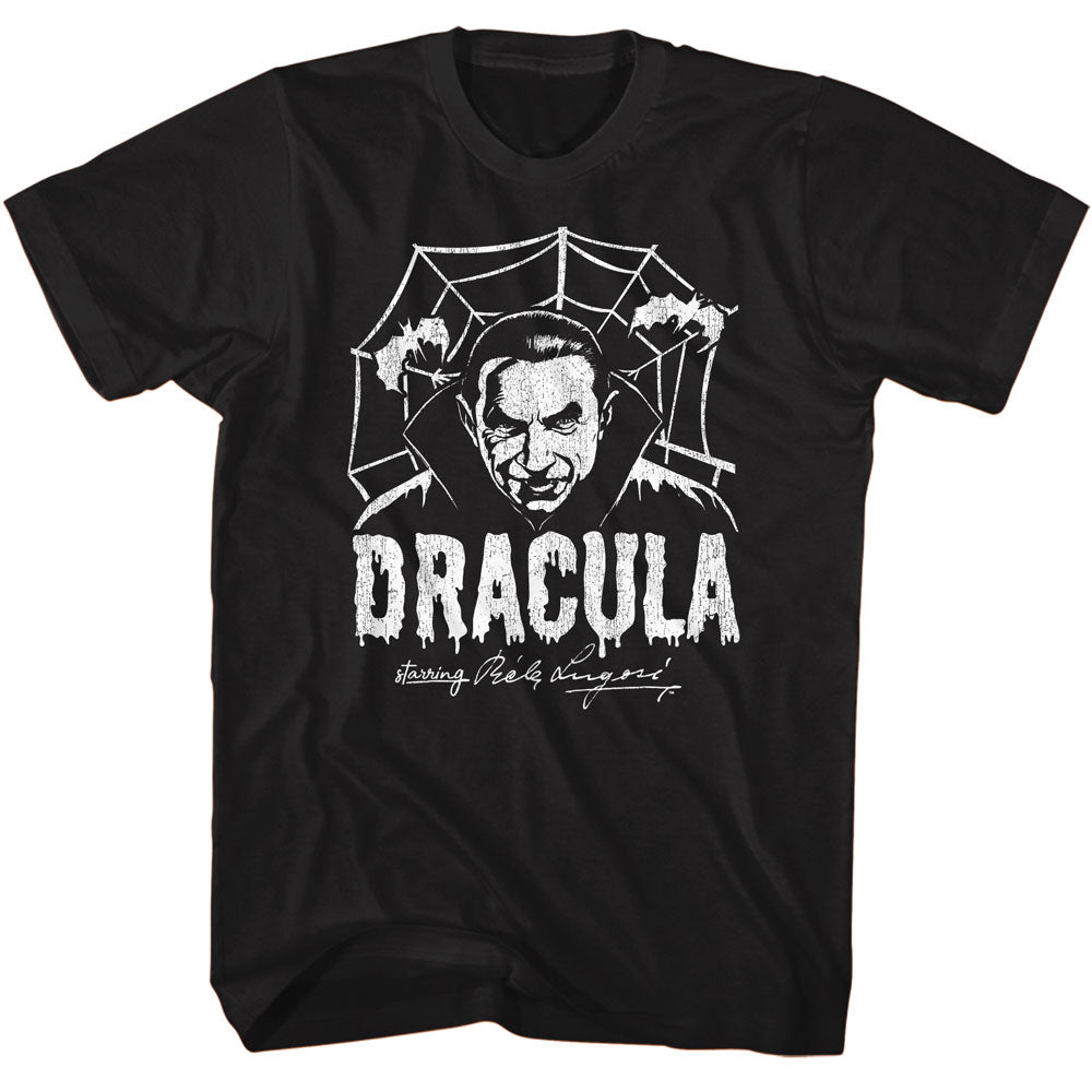 Bela Lugosi Dracula Creepy Web T-shirt