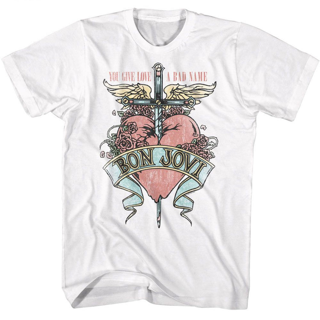 front of shirt on display
