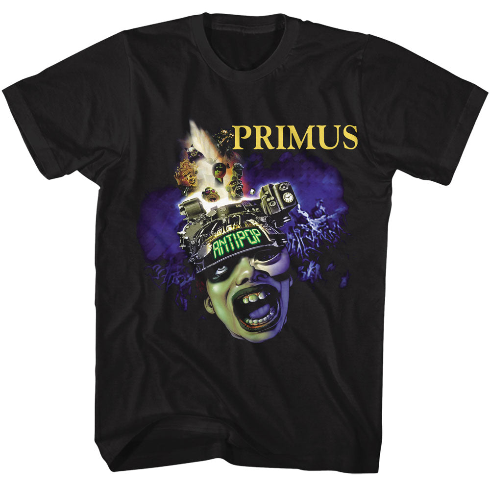 front of shirt on display