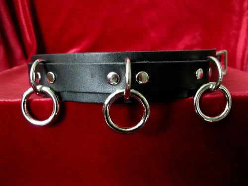 front of collar on display