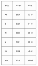 Load image into Gallery viewer, size chart
