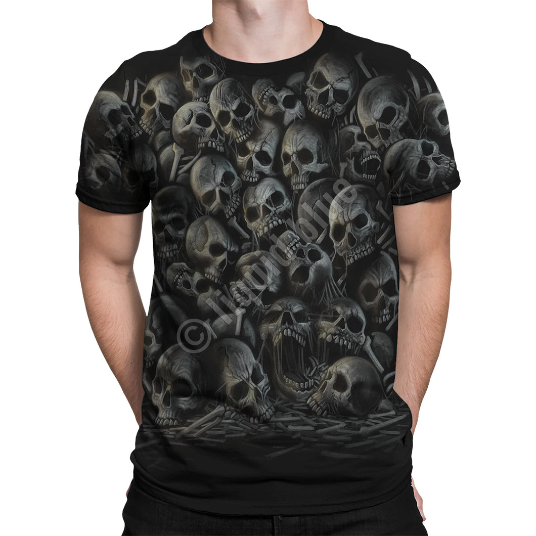 model showing front of shirt