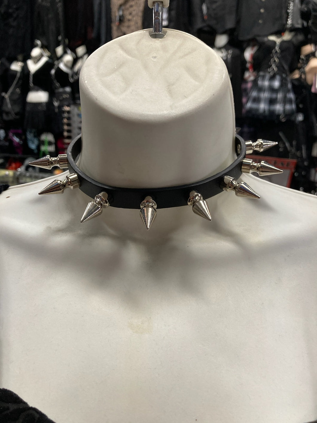 choker on mannequin