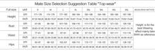 Load image into Gallery viewer, size chart
