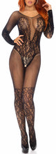 Load image into Gallery viewer, model showing front of bodystocking
