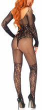 Load image into Gallery viewer, model showing back of bodystocking
