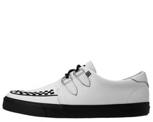 Load image into Gallery viewer, White leather D-ring sneaker
