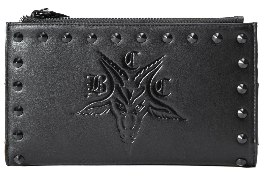 front of wallet on display