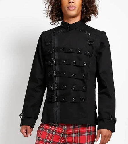 model showing front of jacket