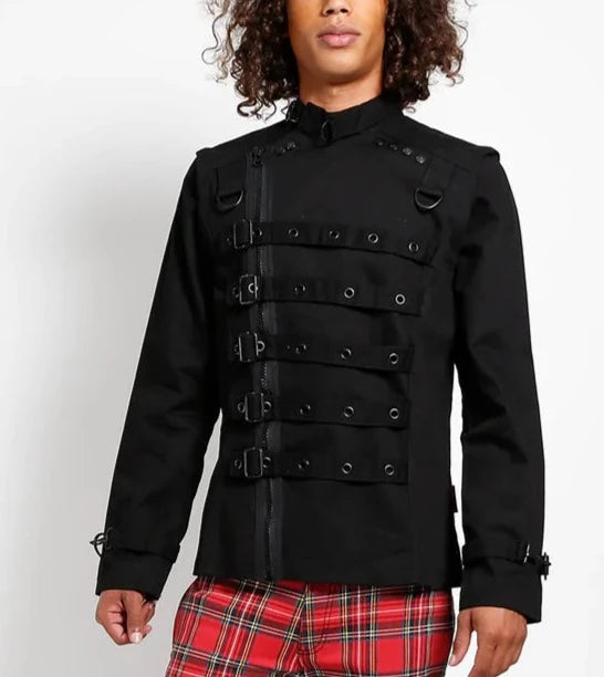 model showing front of jacket