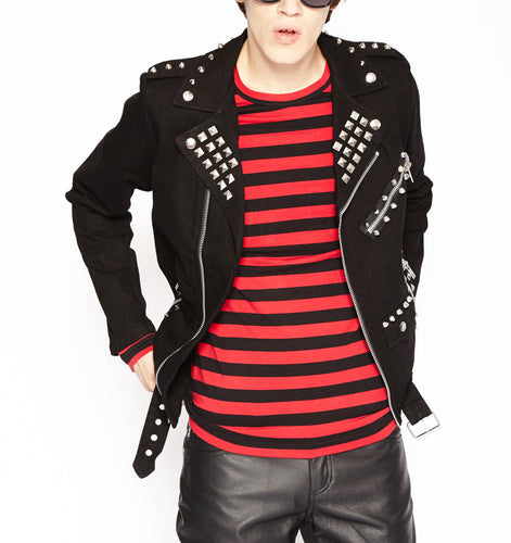 model showing front of jacket