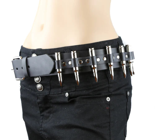 front of belt on mannequin
