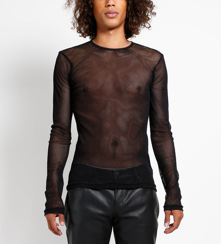model showing front of shirt