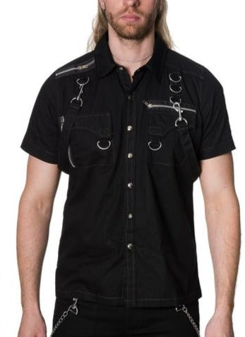 model showing front of shirt