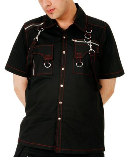 model showing front of shirt