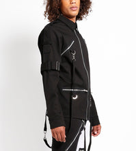 Load image into Gallery viewer, model showing side of jacket
