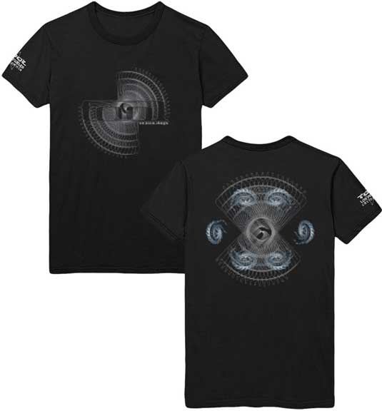 front and back of shirt on display