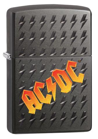 front of zippo on display