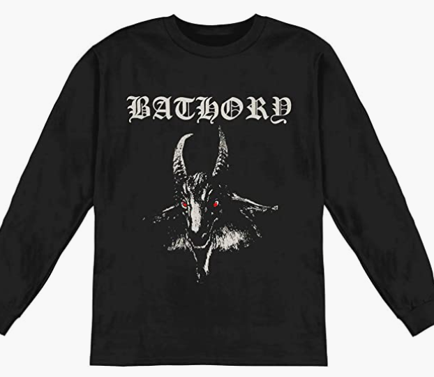 front of shirt on display