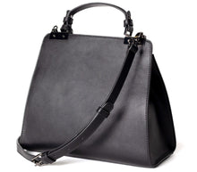 Load image into Gallery viewer, backside of bag, plain black
