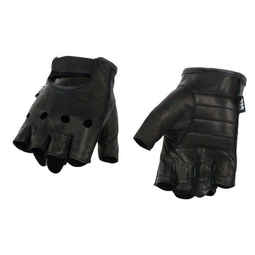 front and black of gloves