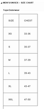 Load image into Gallery viewer, size chart
