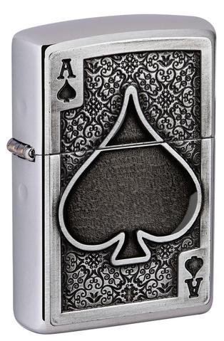 front of zippo on display